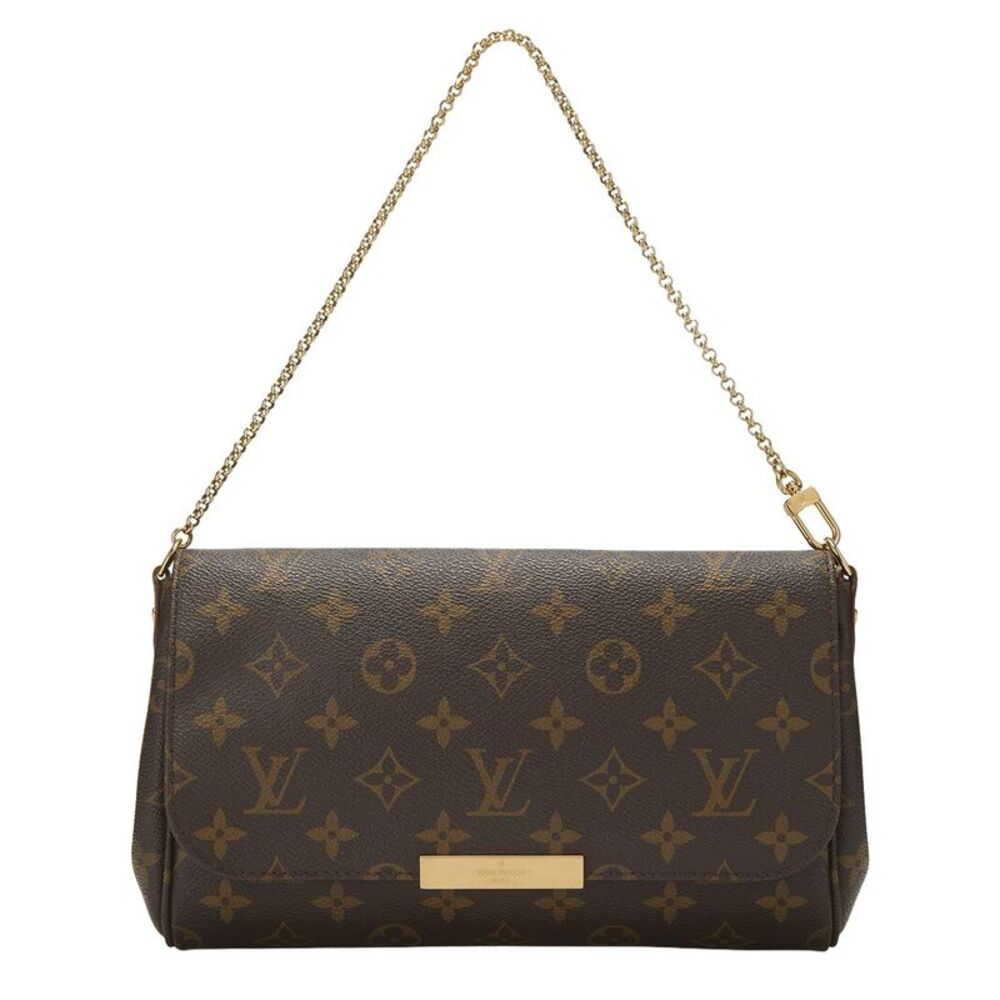 Louis Vuitton Brown Monogram Coated Canvas Favorite Mm (Authentic Pre-Loved)
